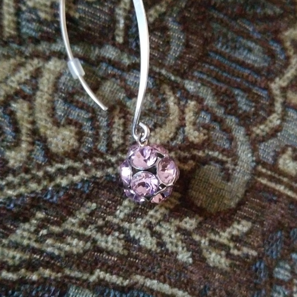 Pink Sapphire Earrings